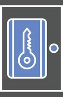 Smart Door Icon Style vector