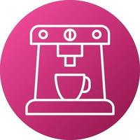 Coffee Machine Icon Style vector