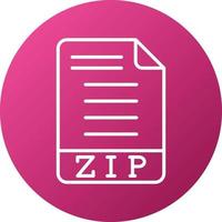 ZIP Icon Style vector