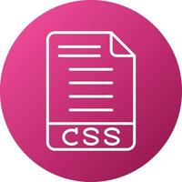 CSS Icon Style vector
