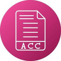 ACC Icon Style vector