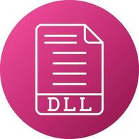 DLL Icon Style vector