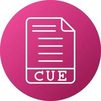 CUE Icon Style vector