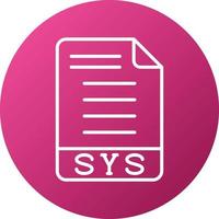 SYS Icon Style vector