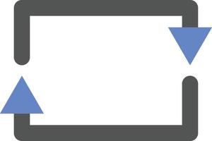 Rectangular Arrow Icon Style vector