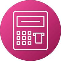 Atm Machine Icon Style vector