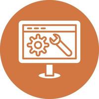 Web Optimization Icon Style vector