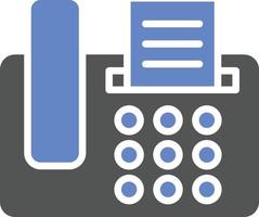 Fax Machine Icon Style vector