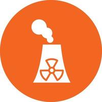 Nuclear Energy Icon Style vector