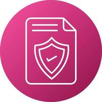 Safe Icon Style vector