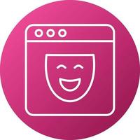 Dark Web Icon Style vector