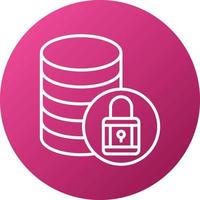 Database Icon Style vector