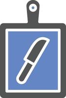 Cutting Board Icon Style vector