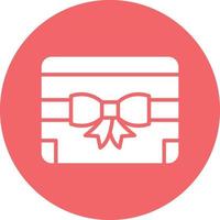 Gift Card Icon Style vector