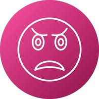 Upset Icon Style vector
