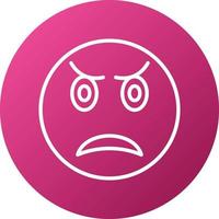 Upset Icon Style vector