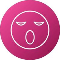 Sleepy Icon Style vector