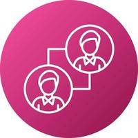 Team Work Icon Style vector
