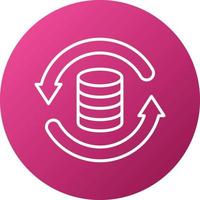 Data Backup Icon Style vector