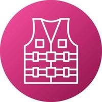 Life Vest Icon Style vector