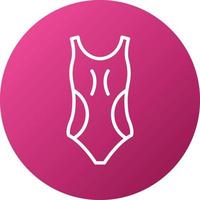 Swimsuit Icon Style vector