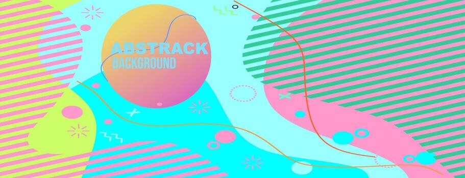 fondo abstracto moderno y moderno. patrón de diseño lindo y colorido vector