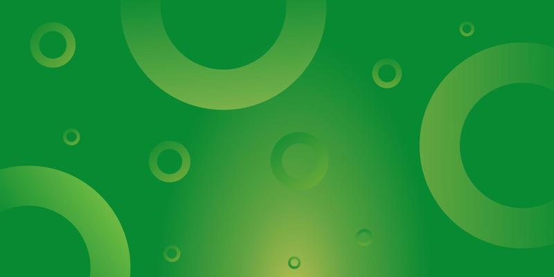 geometric green gradient background with circle pattern. design for nature theme landing page