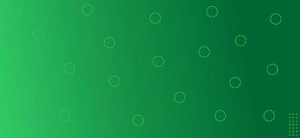 minimal green gradient design with circle ornaments. suitable for web design, posters, and billboards vector