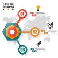 Abstract infographics number options template. Vector illustration. Can be used for workflow layout, diagram, business step options, banner, web design