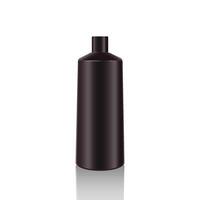 Cosmetic Bottles. Realistic Black Bottle For Essential Oil And Tube Or Container For Cream, Ointment, Lotion. Mock Up set. Cosmetic Vial, Flask, Dropper-Bottle, Shampoo. Vector Illustration.