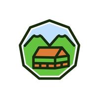 Nature icon vector