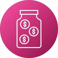 Savings Icon Style vector