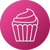 Cupcake Icon Style vector