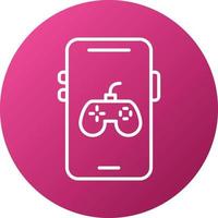 Mobile Game Icon Style vector