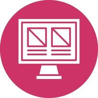 Wireframe Icon Style vector