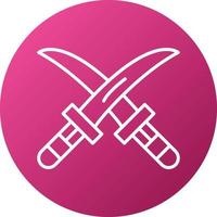 Sword Icon Style vector