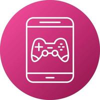 Tablet Game Icon Style vector