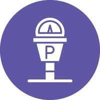 Parking Meter Icon Style vector