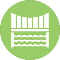 Bridge Icon Style vector