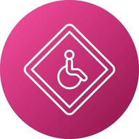 Disabled Icon Style vector