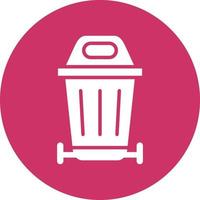 Trash Can Icon Style vector