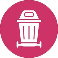 Trash Can Icon Style vector