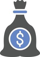 Money Bag Icon Style vector