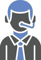 Telemarketer Icon Style vector