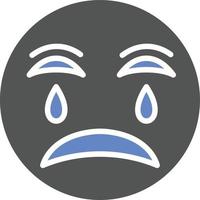 Crying Icon Style vector