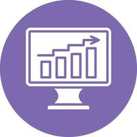 Bar Chart Icon Style vector