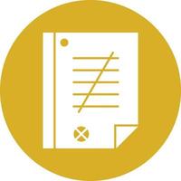 Exam Result Icon Style vector