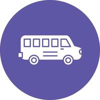 School Bus Icon Style vector