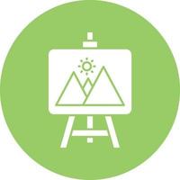 Easel Icon Style vector