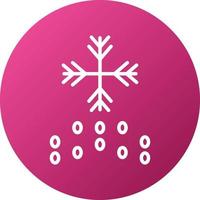 Snow Icon Style vector
